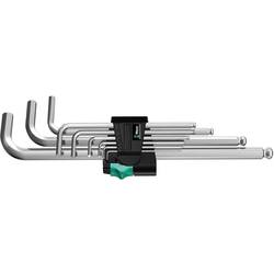 Wera 950 PKL/9 SM N inbus sada klíčů 1.5 mm, 2 mm, 2.5 mm, 3 mm, 4 mm, 5 mm, 6 mm, 8 mm, 10 mm 9dílná