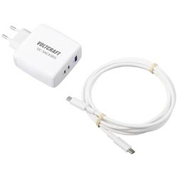 VOLTCRAFT UC-3ACX003 USB nabíječka 120 W vnitřní Výstupní proud (max.) 5 A USB-C®, USB A Počet výstupů: 3 x GaN