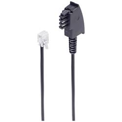 Shiverpeaks DSL kabel [1x telefonní zástrčka TAE-F - 1x RJ11 zástrčka 6p2c] 10 m černá