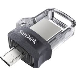 SanDisk Ultra® Dual Drive m3.0 USB paměť pro smartphony/tablety černá 256 GB microUSB (OTG), USB 3.2 Gen 1 (USB 3.0)