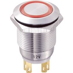 TRU COMPONENTS LAS1-GQ-11E/R/12V, TC-8831256 tlačítkový spínač antivandal, 19 mm, 250 V/AC, 5 A, 1 ks