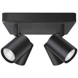 Philips Lighting 8719514554573 IMAGEO WiZ Spots 4x5W B 22-65K RGB SQ LED stropní svítidlo LED 20 W černá