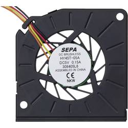 SEPA HY45T05A-830 radiální ventilátor, 5 V/DC, 2.3 m³/h, (d x š x v) 45 x 45 x 5 mm, HY45T05A-830-BLI