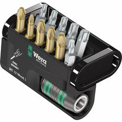 Wera Bit-Check 12 Wood 1 05057423001 sada bitů, 12dílná, křížový PZ, křížový PH, TORX, 1/4 (6,3 mm)