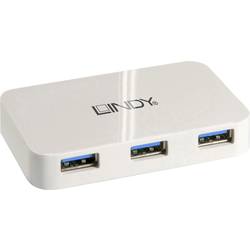 LINDY USB-Hub 4 porty USB 3.0 hub bílá