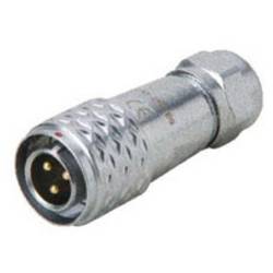 Deltron Connectors Deltron DELMSF1210/P3I kulatý konektor DIN, 1 ks