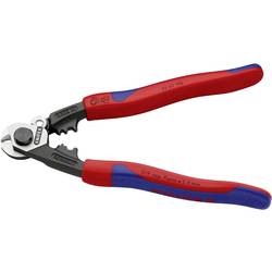 Knipex 9562190 95 62 190 nůžky na drátěná lanka hliníkový a měděný kabel, jedno- a vícežilový, středně tvrdá drátěná lanka, 7 mm, 10 mm², 7