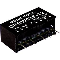 Mean Well DPBW03F-05 DC/DC měnič napětí, modul 300 mA 3 W Počet výstupů: 2 x Obsah 1 ks