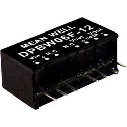 Mean Well DPBW06F-12 DC/DC měnič napětí, modul 250 mA 6 W Počet výstupů: 2 x Obsah 1 ks