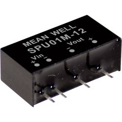 Mean Well SPU01M-12 DC/DC měnič napětí, modul 84 mA 1 W Počet výstupů: 1 x Obsah 1 ks