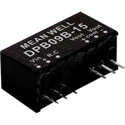 Mean Well DPB09B-12 DC/DC měnič napětí, modul 375 mA 9 W Počet výstupů: 2 x Obsah 1 ks