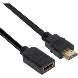 club3D HDMI prodlužovací kabel Zástrčka HDMI-A, Zásuvka HDMI-A 3.00 m černá CAC-1321 4K UHD HDMI kabel