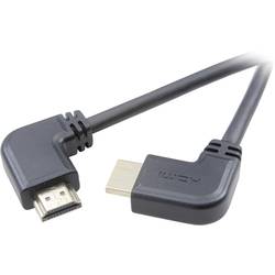 SpeaKa Professional HDMI kabel Zástrčka HDMI-A, Zástrčka HDMI-A 1.50 m černá SP-7870392 4K UHD, Audio Return Channel, pozlacené kontakty HDMI kabel