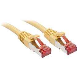 LINDY 47764 RJ45 síťové kabely, propojovací kabely CAT 6 S/FTP 2.00 m žlutá s ochranou 1 ks