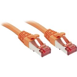 LINDY 47809 RJ45 síťové kabely, propojovací kabely CAT 6 S/FTP 2.00 m oranžová s ochranou 1 ks