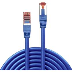 LINDY 47723 RJ45 síťové kabely, propojovací kabely CAT 6 S/FTP 10.00 m modrá s ochranou 1 ks