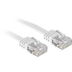 LINDY 47504 RJ45 síťové kabely, propojovací kabely CAT 6 U/UTP 5.00 m bílá s ochranou 1 ks