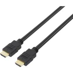 SpeaKa Professional HDMI kabel Zástrčka HDMI-A, Zástrčka HDMI-A 5.00 m černá SP-7870704 4K UHD, Audio Return Channel, pozlacené kontakty HDMI kabel