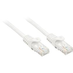 LINDY 48200 RJ45 síťové kabely, propojovací kabely CAT 6 U/UTP 0.30 m bílá s ochranou 1 ks