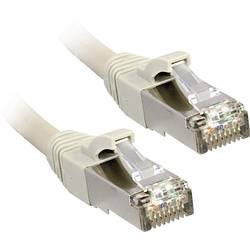 LINDY 47241 RJ45 síťové kabely, propojovací kabely CAT 6 F/UTP 0.50 m šedá s ochranou 1 ks