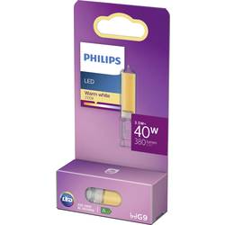 Philips Lighting 871951430375100 LED Energetická třída (EEK2021) E (A - G) G9 speciální tvar 3.5 W = 40 W teplá bílá (Ø x d) 17 mm x 54 mm 1 ks