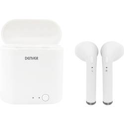 Denver TWQ-40 špuntová sluchátka Bluetooth®, 111191120190, bílá