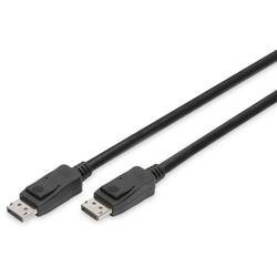 Digitus DisplayPort kabel Konektor DisplayPort, Konektor DisplayPort 2.00 m černá AK-340106-020-S 8K UHD, pozlacené kontakty Kabel DisplayPort