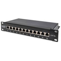 Digitus DN-91612S-EA 12 portů síťový patch panel 254 mm (10) CAT 6A 1 U osazený