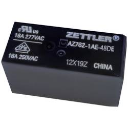 Zettler Electronics Zettler electronics, AZ762-1AE-48DE relé do DPS, monostabilní, 1 cívka, 150 V/DC, 440 V/AC, 16 A, 1 ks