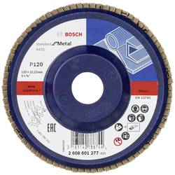 Bosch Accessories 2608601277 X431 vějířovitý brusný kotouč Průměr 125 mm Ø otvoru 22.33 mm ocel 1 ks