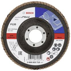 Bosch Accessories 2608603715 X431 vějířovitý brusný kotouč Průměr 115 mm Ø otvoru 22.33 mm ocel 1 ks