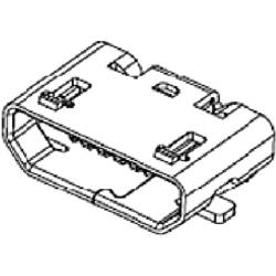 Molex Molex MOL Micro Solutions 473461001 USB konektor microUSB B, 2000 ks