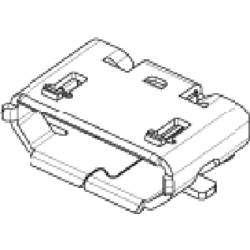 Molex Molex MOL Micro Solutions 473460001 USB konektor microUSB B, 2000 ks