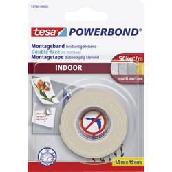 tesa INDOOR 55740-00001-02 montážní páska tesa® POWERBOND bílá (d x š) 1.5 m x 19 mm 1 ks