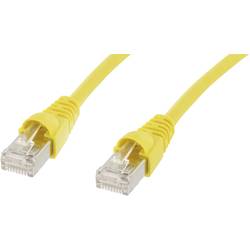 Telegärtner 100008466 RJ45 síťové kabely, propojovací kabely CAT 6A S/FTP 3.00 m žlutá samozhášecí, s ochranou, samozhášecí, bez halogenů, UL certifikace 1 ks