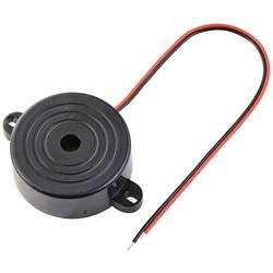 TRU COMPONENTS TC-10475828 piezo bzučák Hlučnost: 100 dB Napětí: 12 V/DC nepřerušovaný tón 1 ks