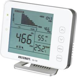 VOLTCRAFT CO-110 měřič oxidu uhličitého (CO2), 0 - 5000 ppm, s funkcí datového záznamníku, bez certifikátu