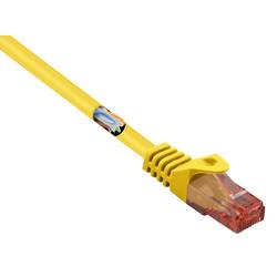 Renkforce RF-5370038 RJ45 síťové kabely, propojovací kabely CAT 6 U/UTP 10.00 m žlutá s ochranou, bez halogenů 1 ks