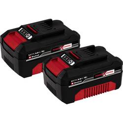 Einhell PXC-Twinpack 4 Ah Power X-Change náhradní akumulátor pro elektrické nářadí, 4 Ah Li-Ion, 4511489