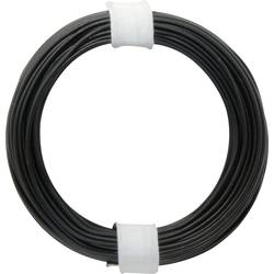 Donau Elektronik 105-1 spojovací drát 1 x 0.20 mm², černá, 10 m