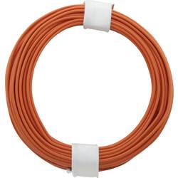 Donau Elektronik 105-7 spojovací drát 1 x 0.20 mm², oranžová, 10 m