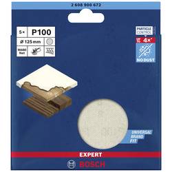 Bosch Accessories EXPERT M480 2608900672 brusná síť pro excentrickou brusku bez otvorů Zrnitost 100 (Ø) 125 mm 5 ks