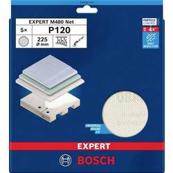 Bosch Accessories 2608901637 brusná síť pro brusky na sádrokarton Zrnitost 120 (Ø) 225 mm 5 ks