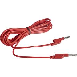 VOLTCRAFT MS5/RT měřicí kabel lamelová zástrčka 4 mm lamelová zástrčka 4 mm 5.00 m červená 1 ks