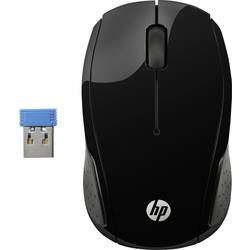 HP 220 drátová myš bezdrátový optická černá 3 tlačítko 1300 dpi