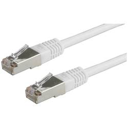 Roline 21.15.0300 RJ45 síťové kabely, propojovací kabely CAT 5e S/FTP 0.50 m šedá dvoužilový stíněný, pozlacené kontakty 1 ks