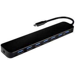 Value 7 portů USB kombinovaný hub černá