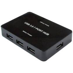 Value 7 portů USB kombinovaný hub černá