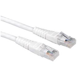 Value 21.99.1566 RJ45 síťové kabely, propojovací kabely CAT 6 U/UTP 5.00 m bílá nestíněný 1 ks