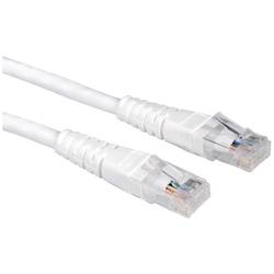 Value 21.99.1556 RJ45 síťové kabely, propojovací kabely CAT 6 U/UTP 3.00 m bílá nestíněný 1 ks